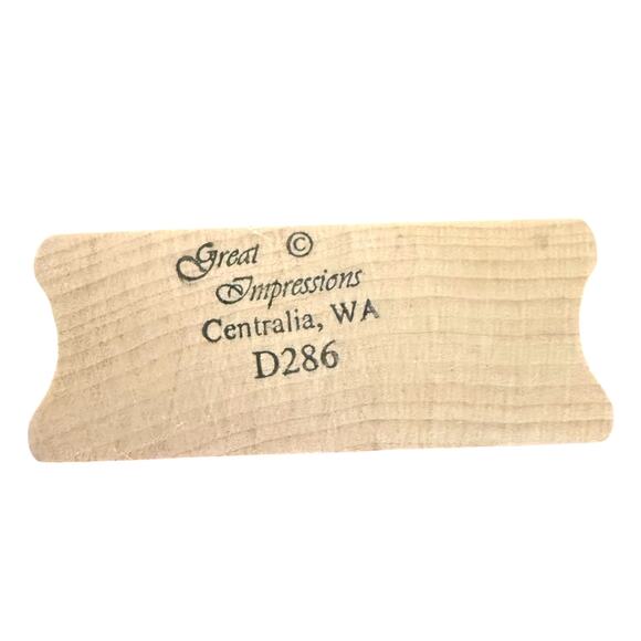 Great Impressions 3 Butterflies D286 Rubber Stamp - Picture 3 of 3